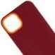 Чохол TPU+PC Bichromatic для Apple iPhone 12 Pro Max (6.7") Brown burgundy / Orange 555-03944 фото 2