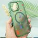 Чехол TPU+PC Flush with MagSafe для iPhone 12 Pro Max (6.7") Dark green 555-00378 фото 3
