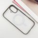TPU+PC чохол Blueo Skin Friendly Frosted with MagSafe для Apple iPhone 16 (6.1") Grey 777-07922 фото 3