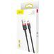 Кабель Baseus Cafule Micro USB 2.4A (1m) Red/Black CAMKLF-B91 фото 2
