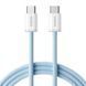 Кабель Baseus Dynamic 4 Fast Charging Type-C to Type-C 100W (1m) White/Blue P10381400311-00 фото
