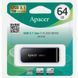 Флеш-накопитель Apacer USB 3.2 Gen 1 AH356 64GB Black AP64GAH356B-1 фото 2
