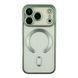Чохол TPU Metallic Chrome Full Camera with Magsafe для iPhone 17 Pro Chrome Green 214-04617 фото 1