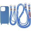 Чехол TPU two straps California для iPhone 12 Pro / 12 Cosmos blue 208-05627 фото
