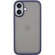 TPU+PC чехол Metal Buttons для Apple iPhone 16 (6.1") Синий 777-08256 фото