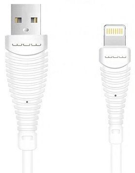 Кабель USB WUW X76 lightning 1A 1 м Білий 209-00017 фото