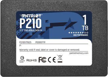 Накопитель SSD Patriot P210 1TB 2.5" 7mm SATAIII 3D QLC P210S1TB25 фото
