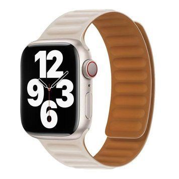 Ремінець для Apple Watch Magnetic Silicone 38/40/41 mm Starlight 212-02242 фото