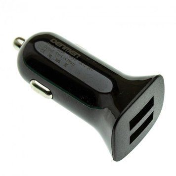 Автомобильное зарядное устройство Denmen DZ06 USB QC 3.0 18W Черный 209-00088 фото