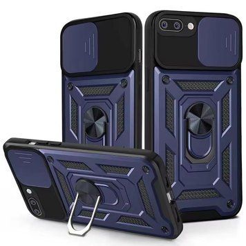 Ударостійкий чохол Camshield Serge Ring для Apple iPhone 7 plus / 8 plus (5.5") Blue 208-05567 фото