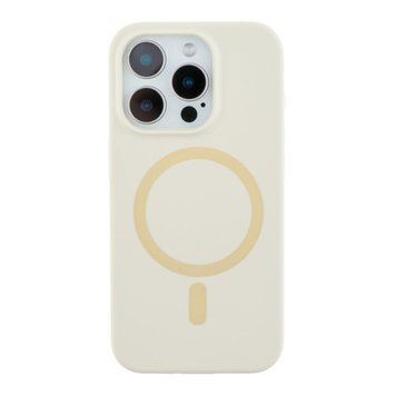 Чехол Glow Silicone Case with Magsafe для iPhone 15 Pro Antique white 214-03930 фото