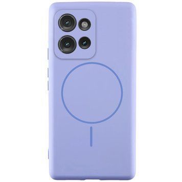 Чехол Silicone Cover Lakshmi Full Camera with MagFit для Motorola Moto G75 5G Сиреневый 555-02053 фото