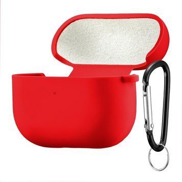 Силиконовый чехол 2,5mm с микрофиброй для AirPods Pro Red 203-00185 фото