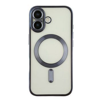 Чохол TPU Metallic Chrome Full Camera with Magsafe для iPhone 17 Chrome Dark Blue 214-04603 фото