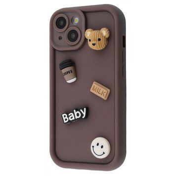 Чохол Pretty Things Case для iPhone 15 Brown/Bear 777-01554 фото