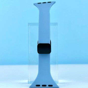 Силіконовий ремінець Thin Soft Narrow Magnetic Clasp для Apple Watch 38/40/41mm Steel Blue 212-02842 фото