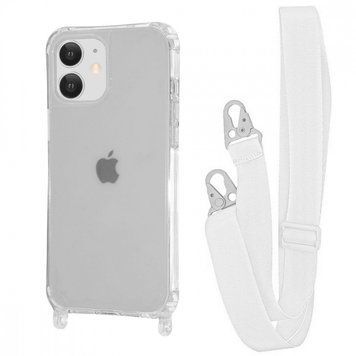 Чохол WAVE Clear Case With Strap для Iphone 11 White 208-05197 фото