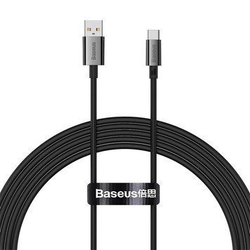 Кабель Baseus Superior Series Fast Charging Data Cable USB to Type-C 100W 2m Cluster Black P10320102114-02 фото
