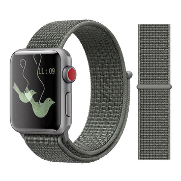 Нейлоновий ремінець для Apple Watch 38/40/41 mm Spruce Fog 212-00110 фото