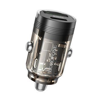 Автомобільний зарядний пристрій BOROFONE BZ29A Talented PD36W+QC3.0 car charger Black 656-00311 фото