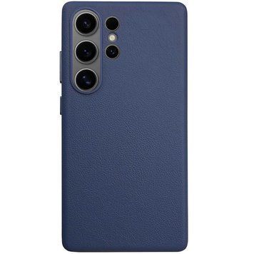 Кожаный чехол Leather Case для Samsung Galaxy S25 Ultra Dark Blue 777-07961 фото