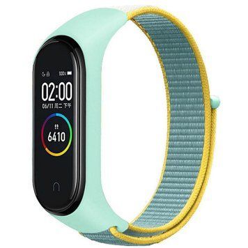 Ремінець Nylon New для Xiaomi Mi Band 3/4/5/6/7 Beryl / Yellow 212-01762 фото
