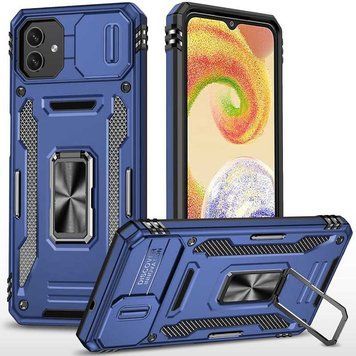 Ударостійкий чохол Camshield Army Ring для Samsung Galaxy A06 Navy Blue 777-04964 фото