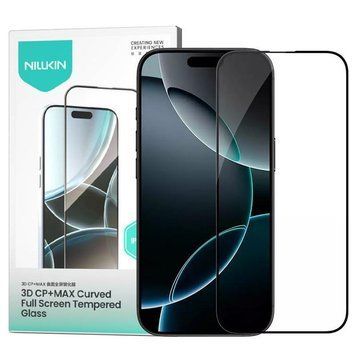 Защитное стекло Nillkin (CP+ max 3D) (full glue) для Apple iPhone 16 Pro (6.3") 777-08501 фото