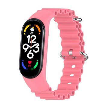 Ремінець для Xiaomi Mi Band 3/4/5/6/7 Ocean Band Pink 212-02494 фото