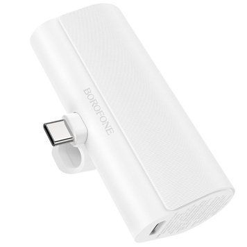 Power Bank Borofone BJ35 Pocket Type-C 5000mAh Белый 656-01410 фото