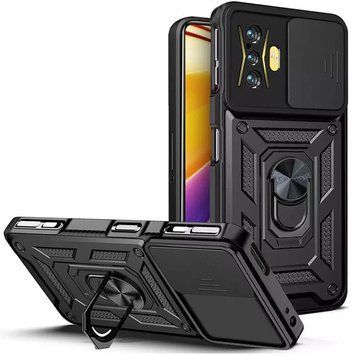 Ударопрочный чехол Camshield Serge Ring для Xiaomi Poco F4 GT Black 777-04531 фото
