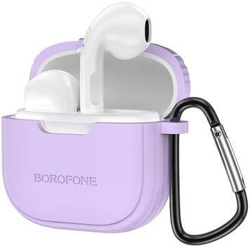 Беспроводные наушники BOROFONE BW29 Charm true wireless BT headset Taro Purple 6974443389777 фото