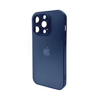 Чехол для смартфона AG Glass Matt Frame Color для iPhone 14 Pro Navy Blue 666-00618 фото