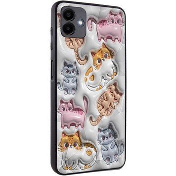Чехол TPU+PC Prisma Fluffie для Samsung Galaxy A06 Kittens 777-04242 фото