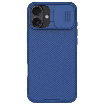 Карбонова накладка Nillkin CamShield Pro Magnetic для Apple iPhone 16 (6.1") Blue 777-08111 фото