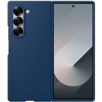 Кожаный чехол Leather Case для Samsung Galaxy Z Fold6 Navy 555-03228 фото