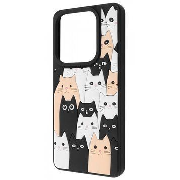 Чехол Wave Doodle Case для Xiaomi Redmi Note 14 5G Cats 777-03817 фото