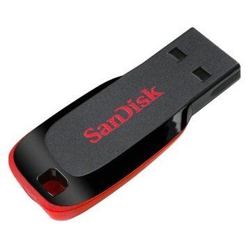 Флеш-накопитель SanDisk USB 2.0 Cruzer Blade 128Gb Black/Red SDCZ50-128G-B35 фото