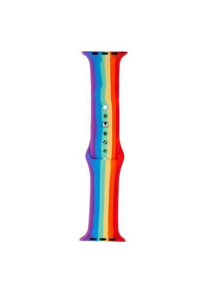 Силиконовый ремешок для Apple Watch 42/44/45/49 мм Rainbow 212-00679 фото
