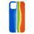 Силіконовий чохол Rainbow для iPhone 11 Pro Max Night Blue/Orange 888-00157 фото