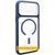 Чохол TPU+PC GETMAN Moon Clear with MagSafe для Apple iPhone 14 Pro Max (6.7") Blue 656-08299 фото