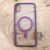 Силиконовый чехол Clear Color Case with MagSafe для iPhone Xs Max Бордовый 214-00418 фото