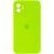 Силиконовый чехол с квадратными бортиками для iPhone 11 Light Greeen 208-00860 фото