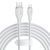 Кабель Baseus Pudding Series Lightning 2.4A (1,2m) White 209-00233 фото
