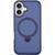 Чохол TPU+PC Metal Buttons with MagSafe Colorful HQ Ring для iPhone 16 (6.1") Dark Blue 555-00630 фото