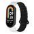 Ремінець для Xiaomi Mi Band 8/9/10 Silicone Link White/Black 212-02644 фото
