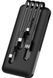 Портативний акумулятор Power Bank WUW U40 (Micro-USB, Type-C, Lightning, USB) 20000mAh Чорний 216-00020 фото 3