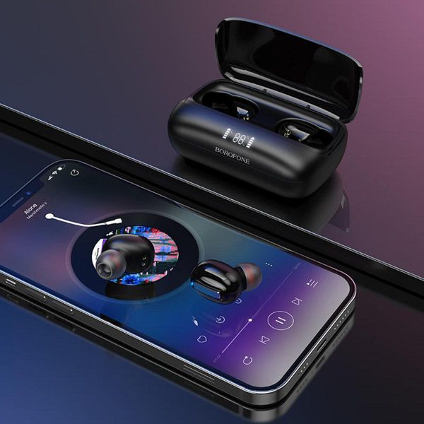 Беспроводные наушники BOROFONE BE55 Perfect wireless BT headset Black 656-01575 фото