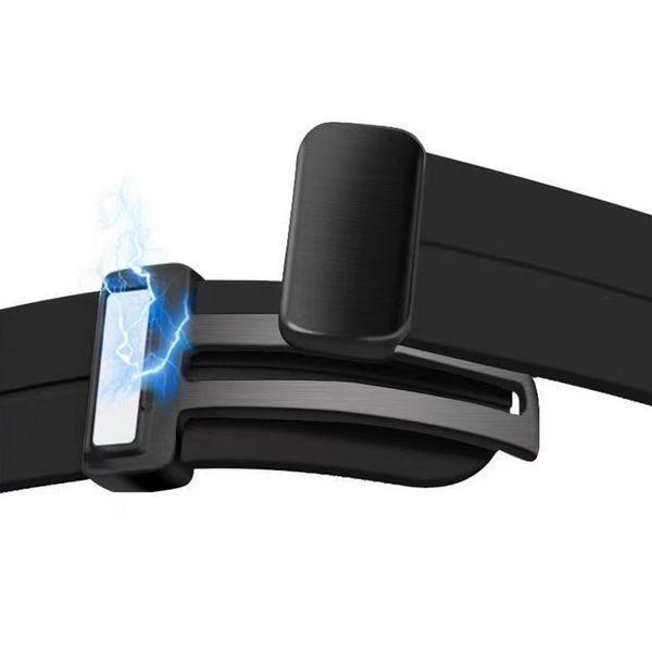 Ремінець Line Magnetic для Xiaomi Mi Band 9/8/10 Black 212-01662 фото