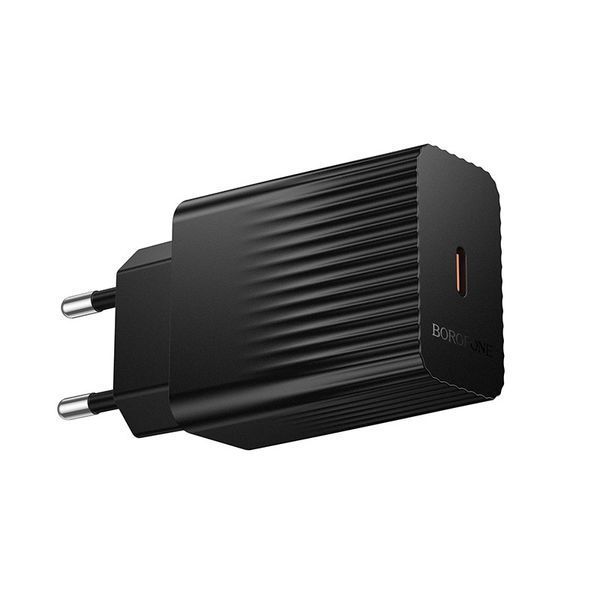 Сетевое зарядное устройство BOROFONE BAS75A Source single port PD30W charger Black 6941991122811 фото